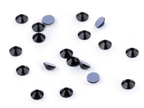 Hot Fix Strass-Steine Schwarz Ø 4-5mm